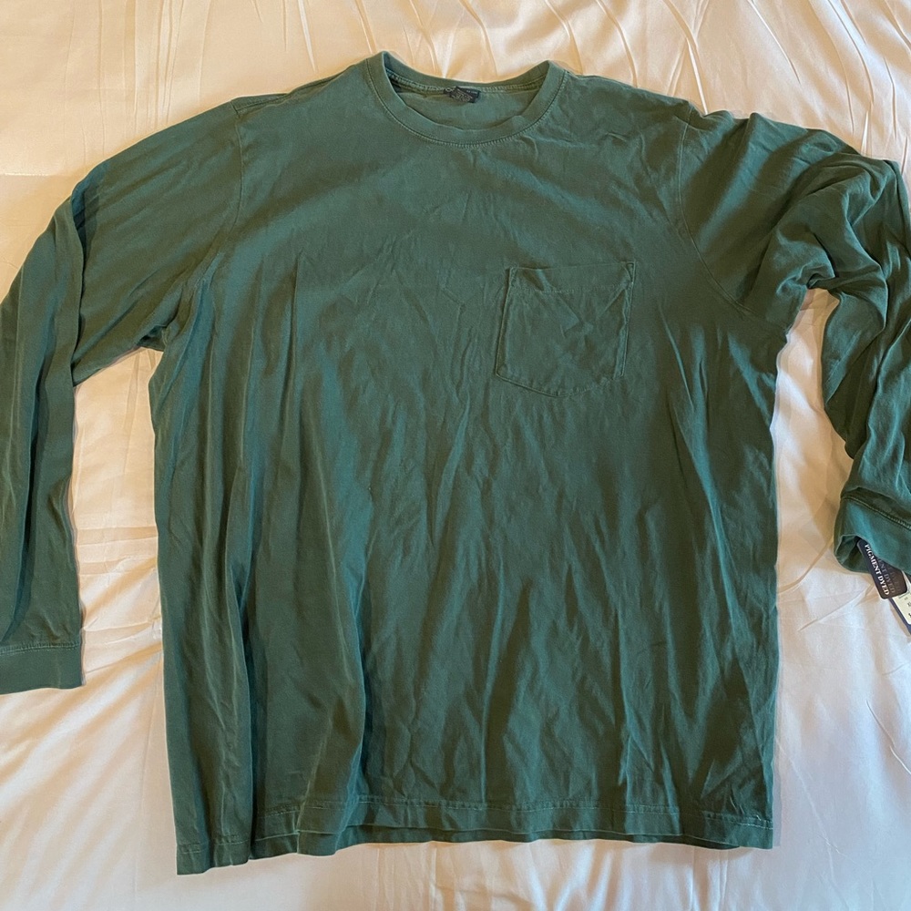 Cherokee Brand Green Long Sleeve T-shirt XL